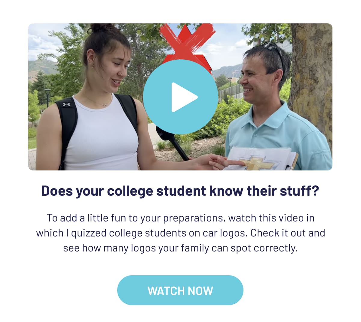 Does your college student know their stuff?